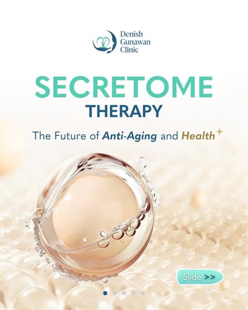 Secretome therapy for anti-aging and health