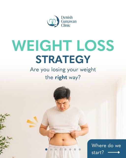 Weight loss strategy tips