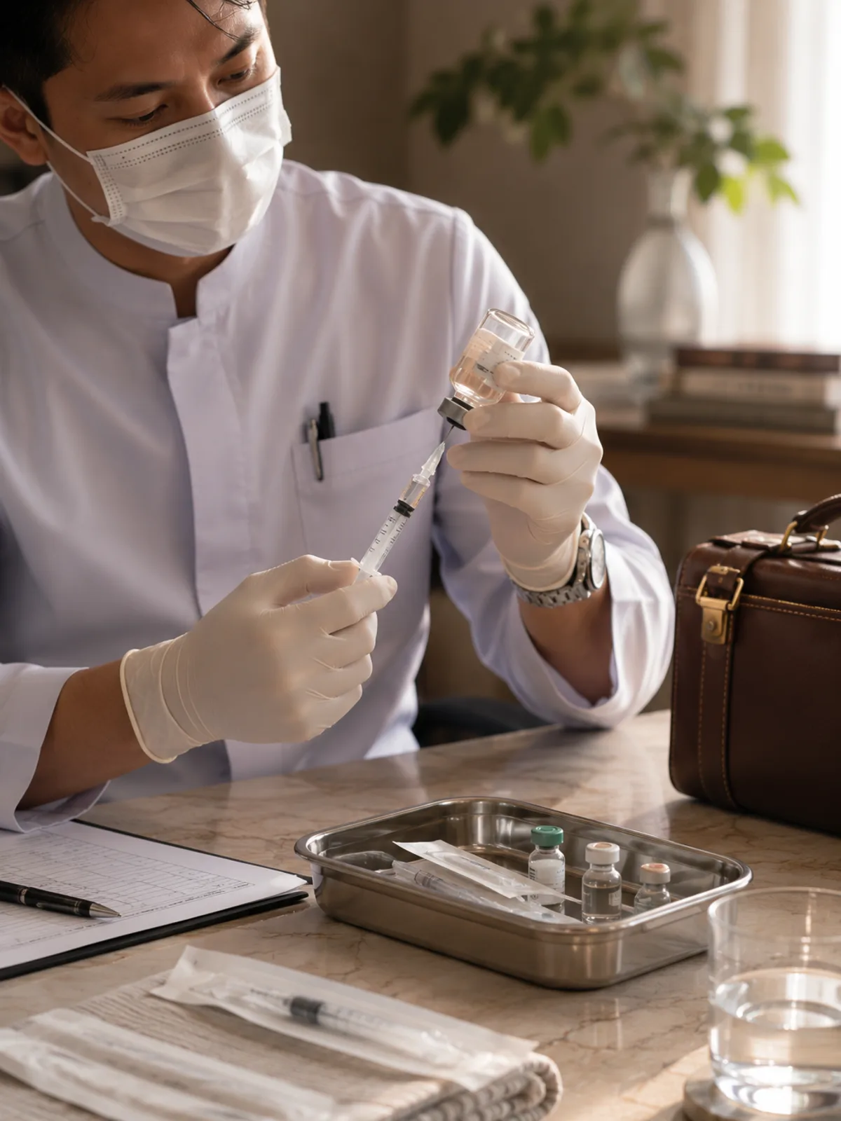 Careful preparation ahead of a regenerative therapy visit
